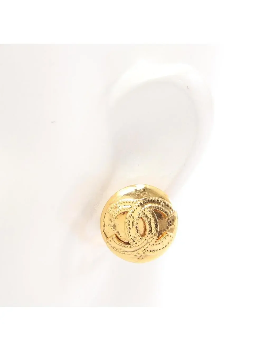 Chanel Cc Logo Clip-On Earrings Metal #327457C97B